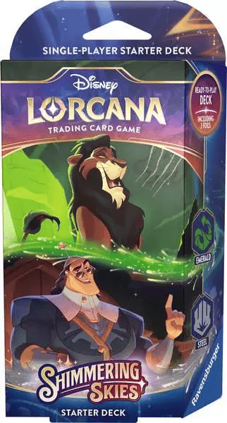 disney-lorcana-Shimmering-skies-emerald-steel-englisch